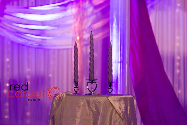 Unity candle Pentecostal wedding 